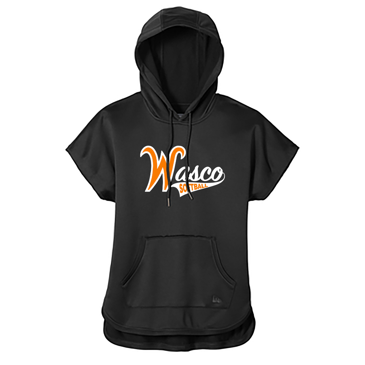 Wasco HS Softball Women's Performance Short Sleeve Hoodie