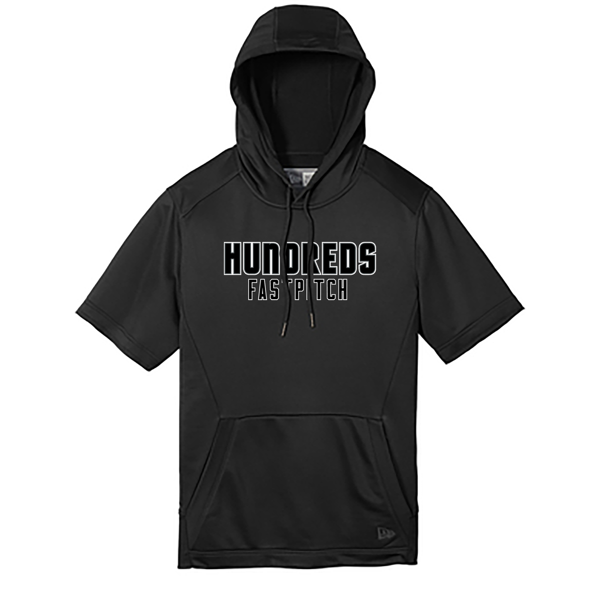 Hundreds Softball New Era Performance Terry Short Sleeve Hoodie