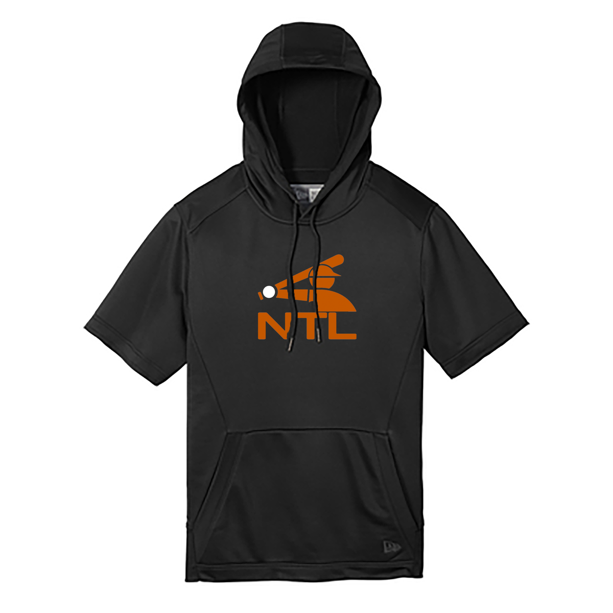 North Texas Baseball New Era Performance Terry Short Sleeve Hoodie