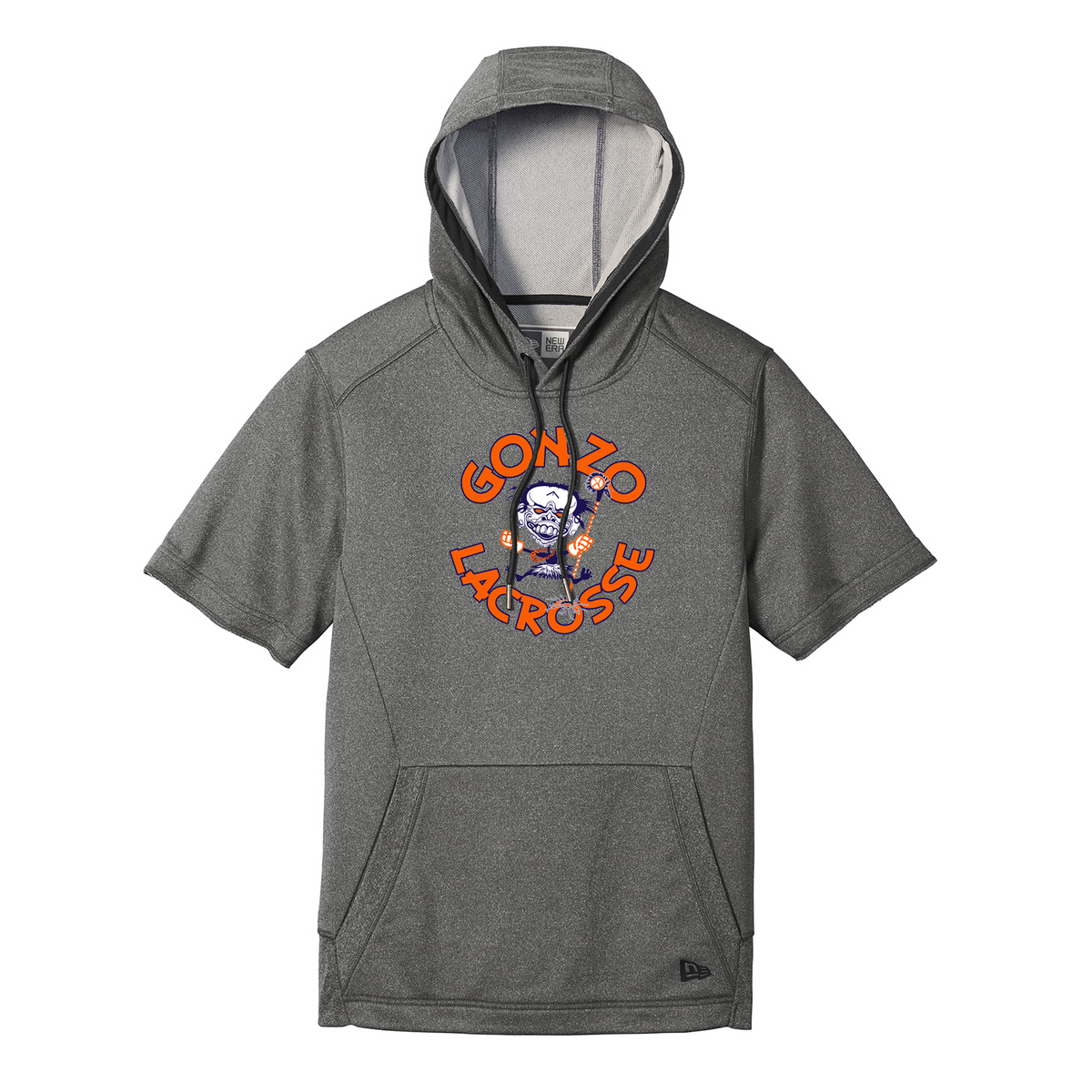 Gonzo Lacrosse New Era Terry Performance Short Sleeve Hoodie