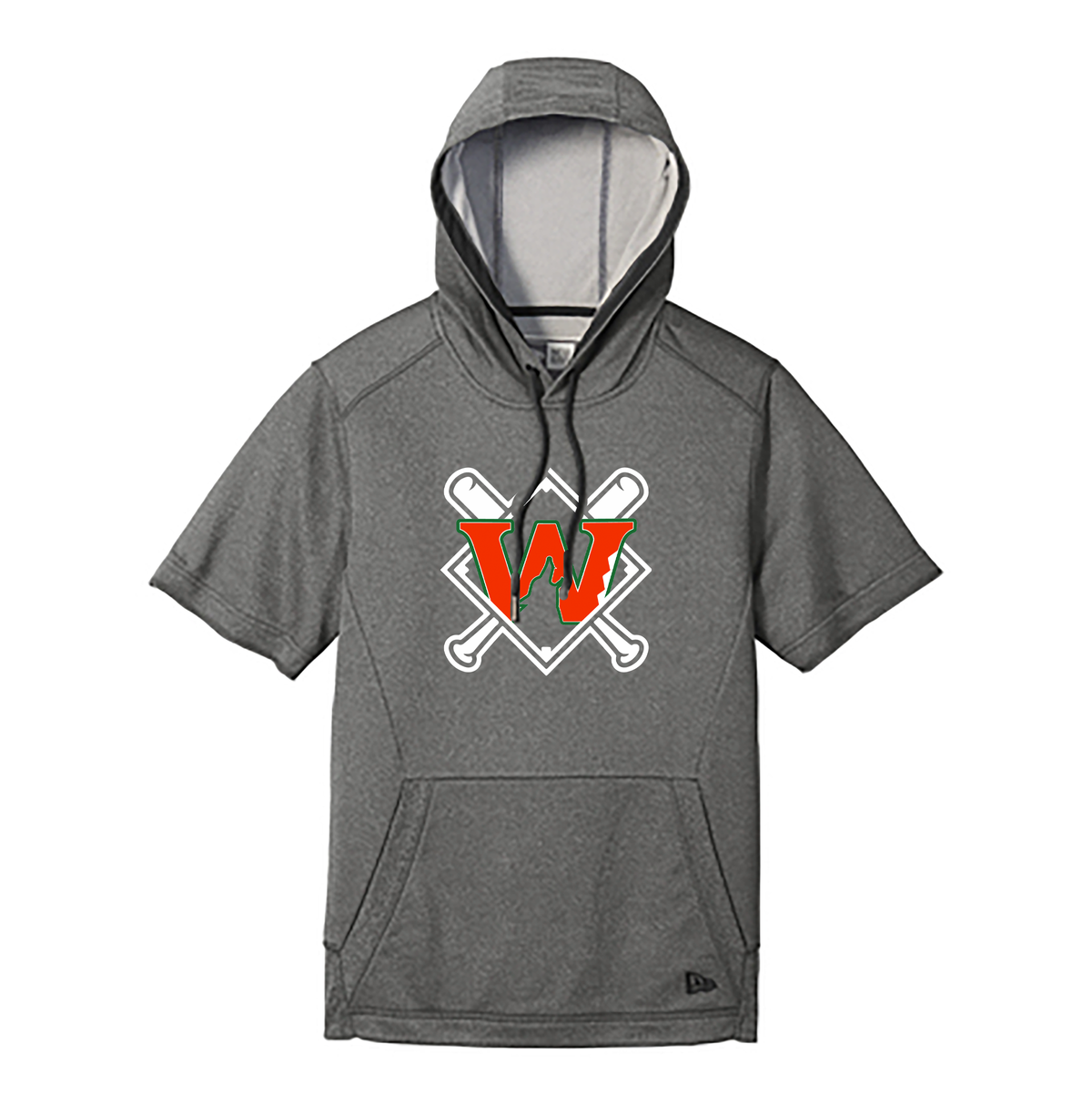 NF Wolves Baseball Performance Terry Short Sleeve Hoodie