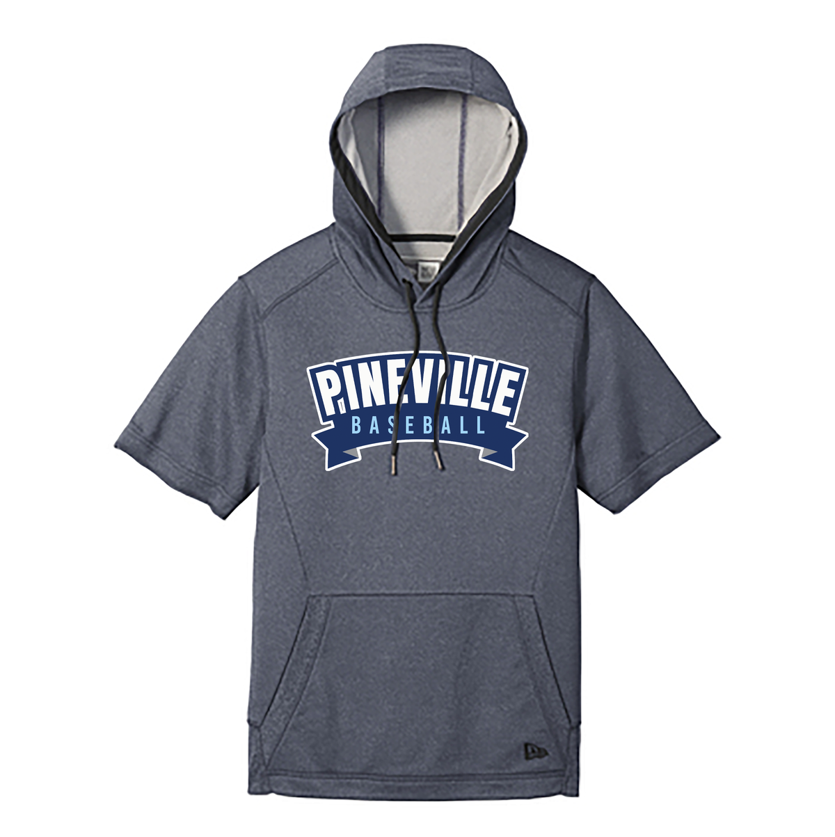 Pineville Community Athletic Association New Era Performance Terry Short Sleeve Hoodie