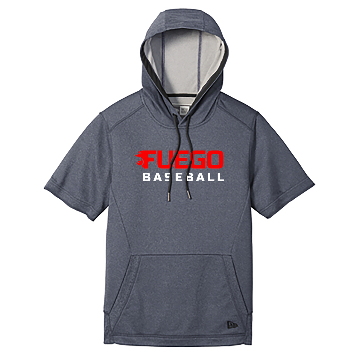 Fuego Baseball New Era Performance Terry Short Sleeve Hoodie