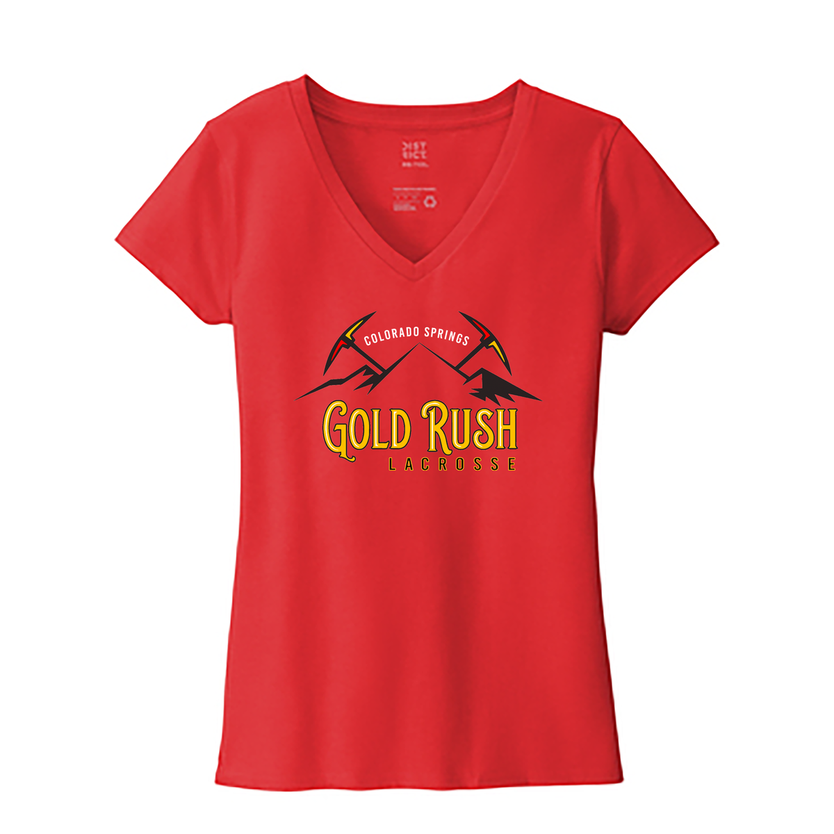 Gold Rush Lacrosse Women’s V-Neck Tee