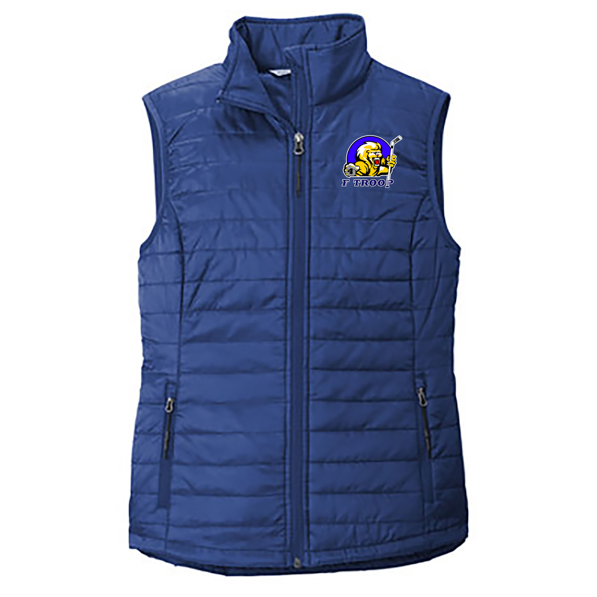 F Troop Hockey Women's Packable Puffy Vest