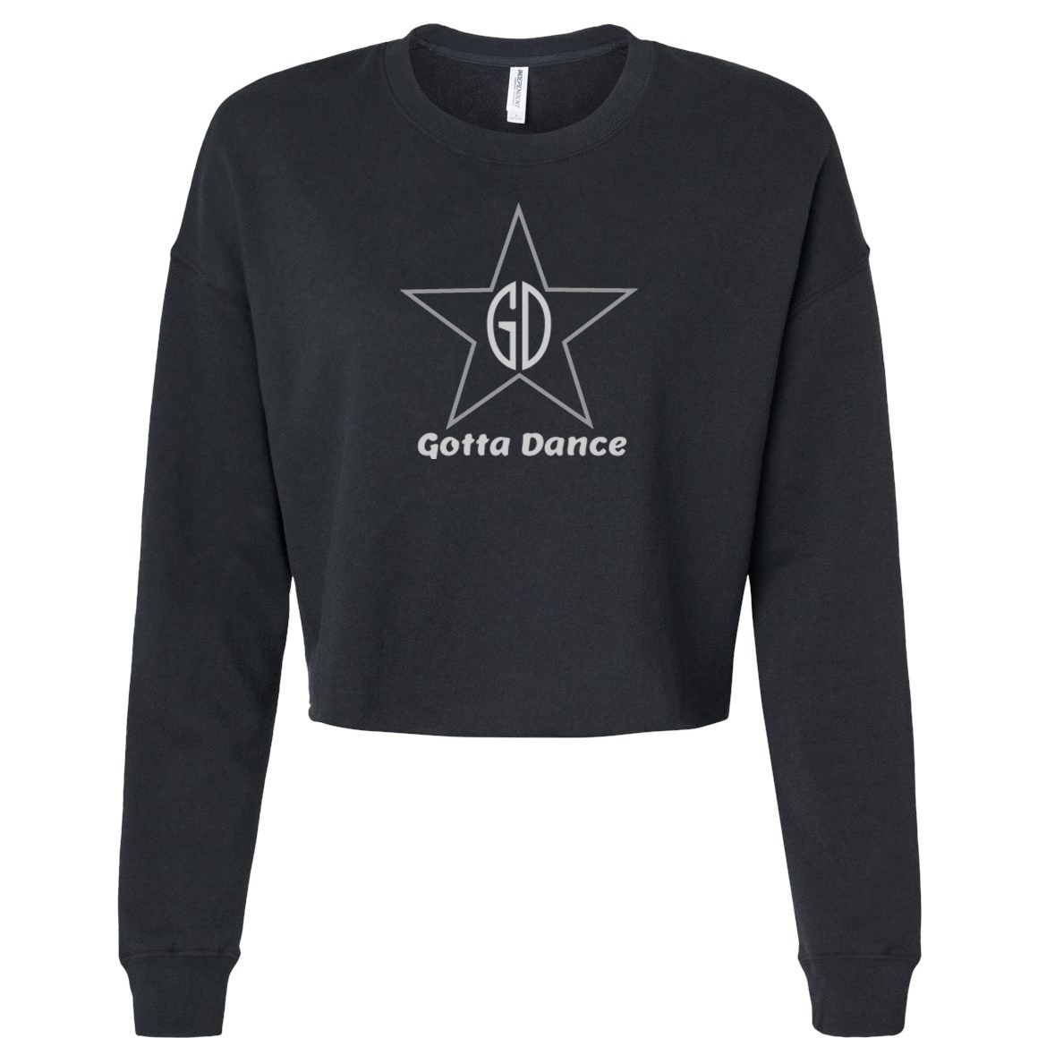 Gotta Dance Women's Lightweight Cropped Crew Pullover *GLITTER LOGO*