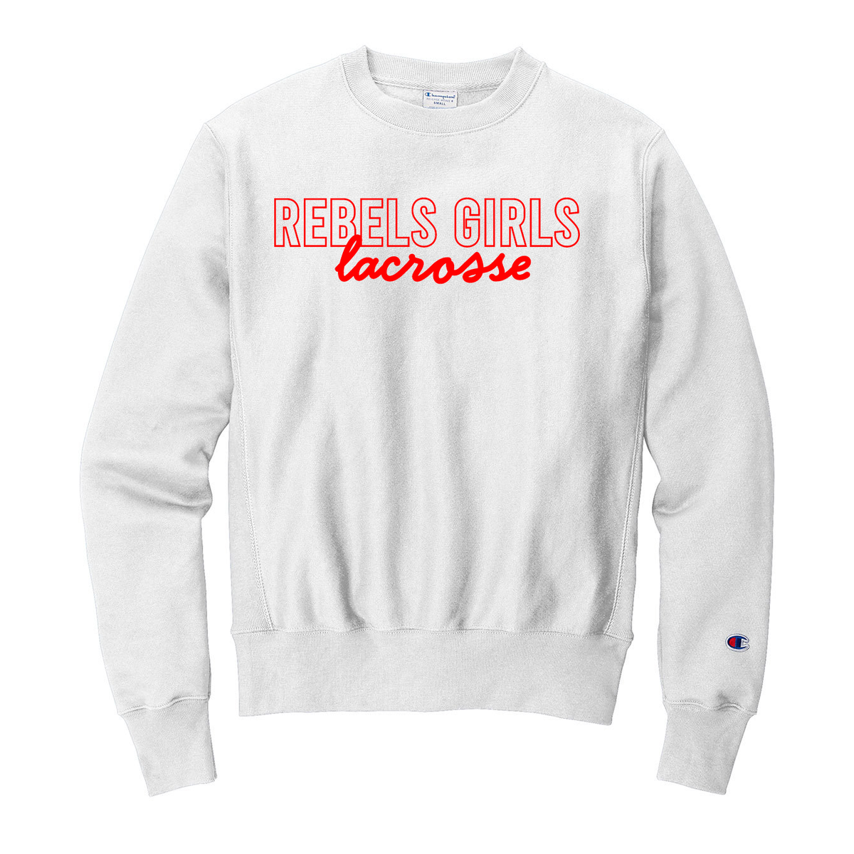 Rebels LC Girls Lacrosse Champion ReverseWeave Crewneck