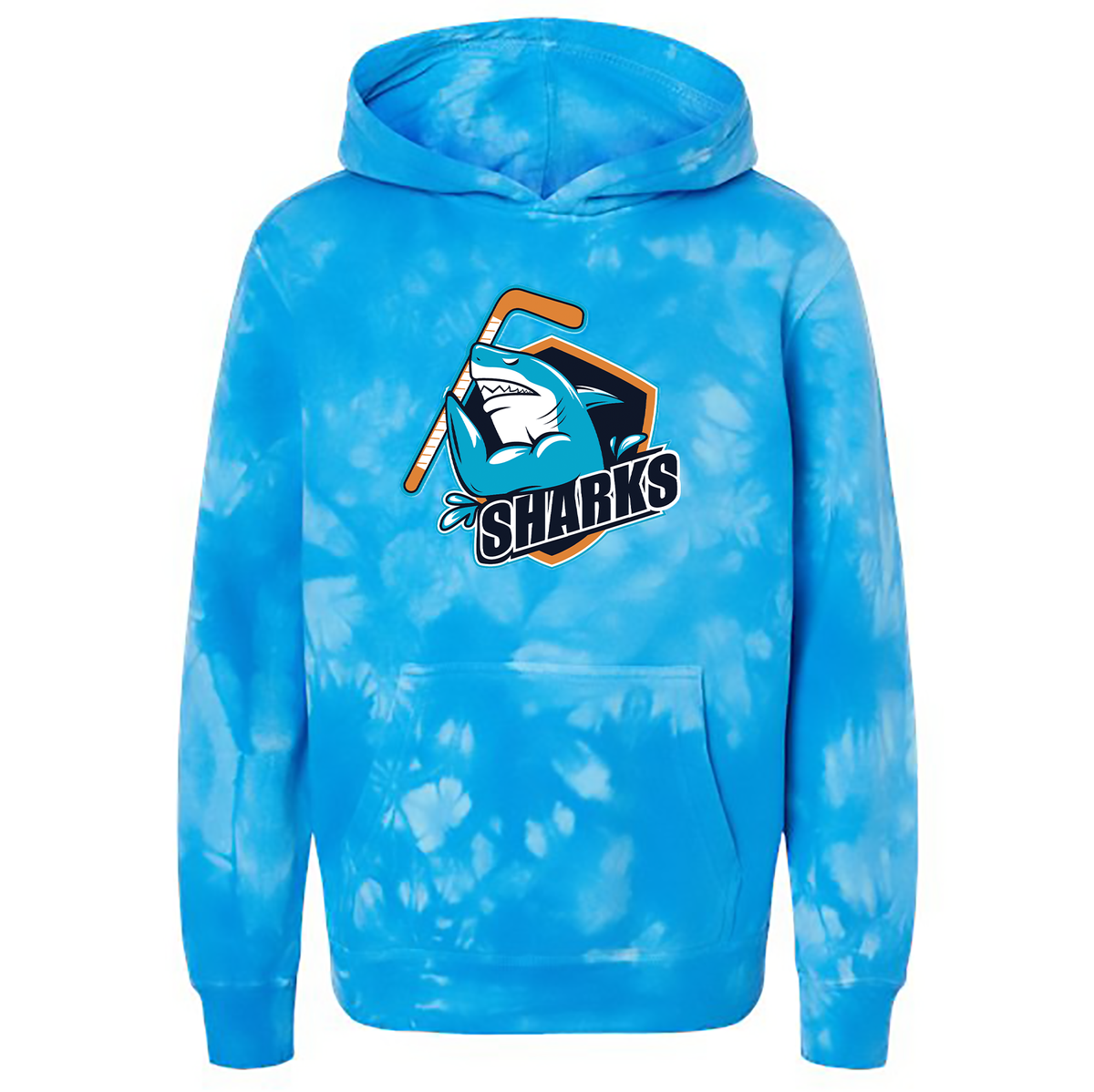 SWFL Sharks Pigment-Dyed Hooded Sweatshirt