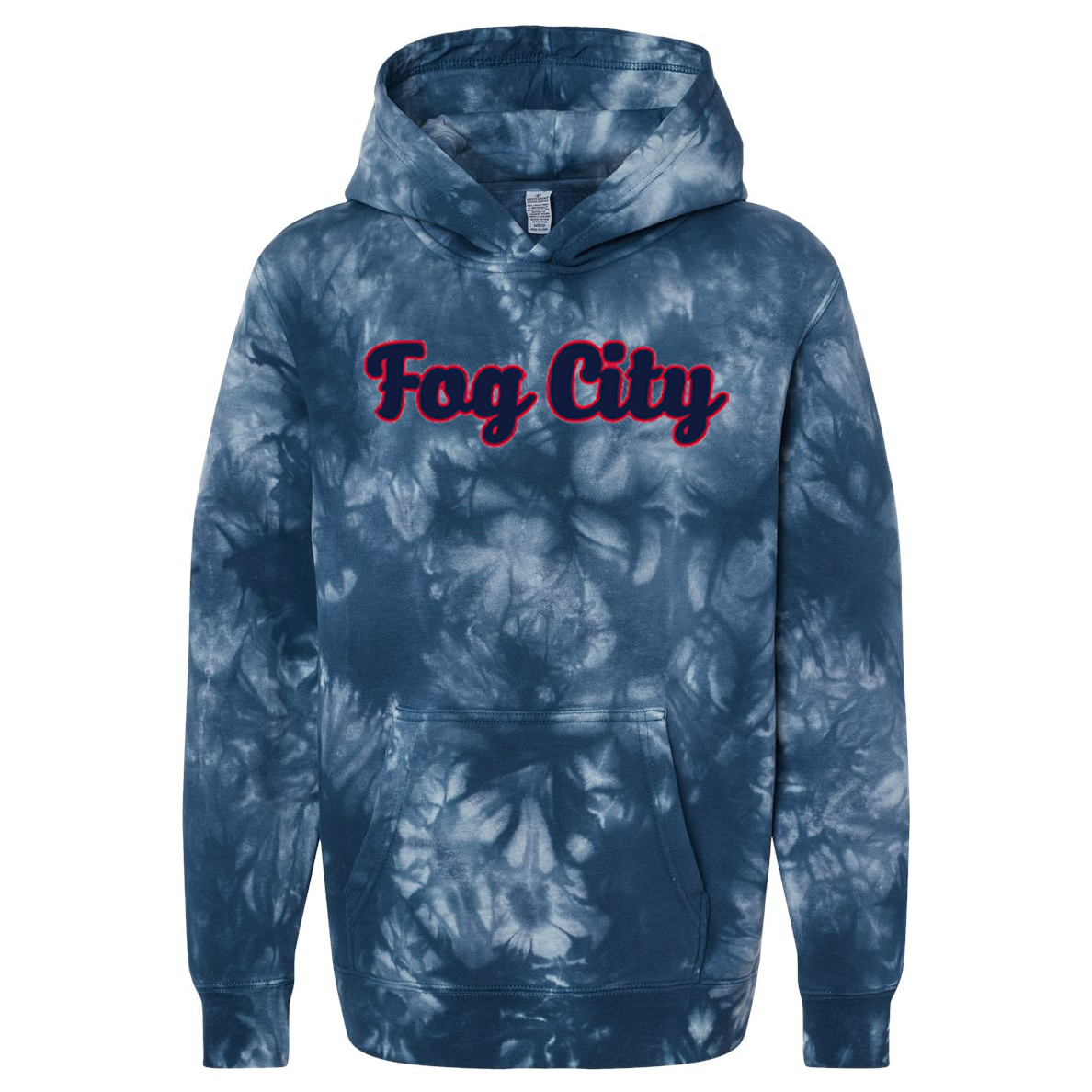 Fog City Girls Lacrosse Club Independent Trading Co. Pigment-Dyed Hooded Sweatshirt