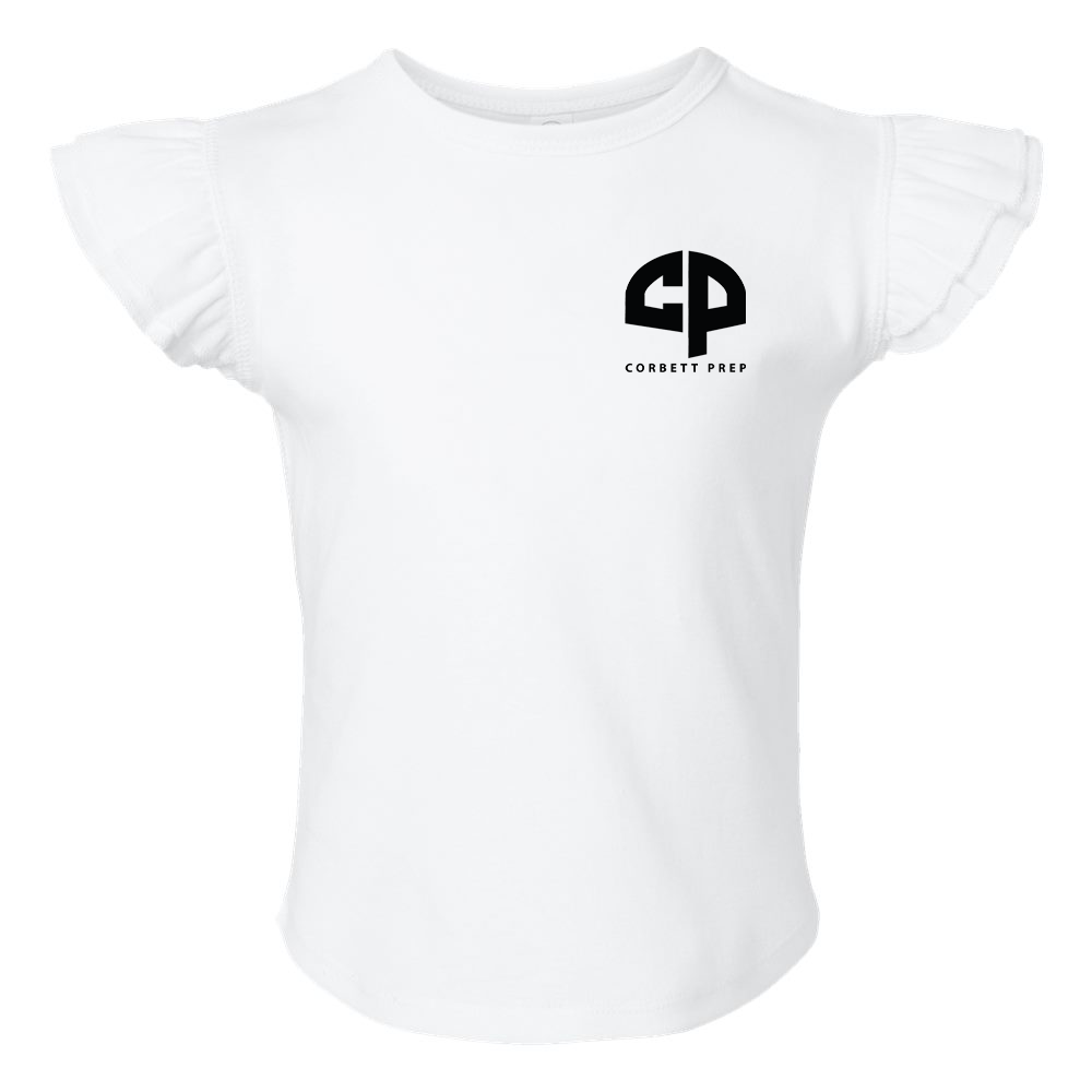 Corbett Prep Toddler Flutter Sleeve Tee