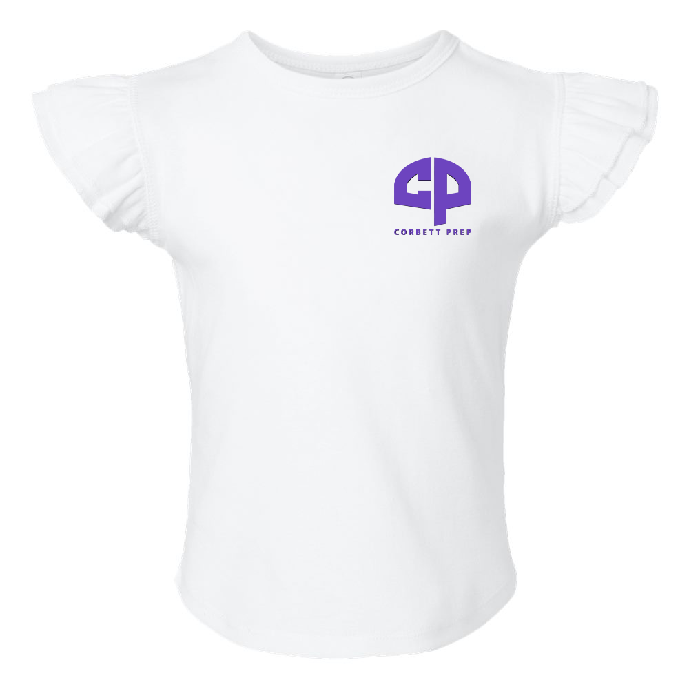 Corbett Prep Toddler Flutter Sleeve Tee