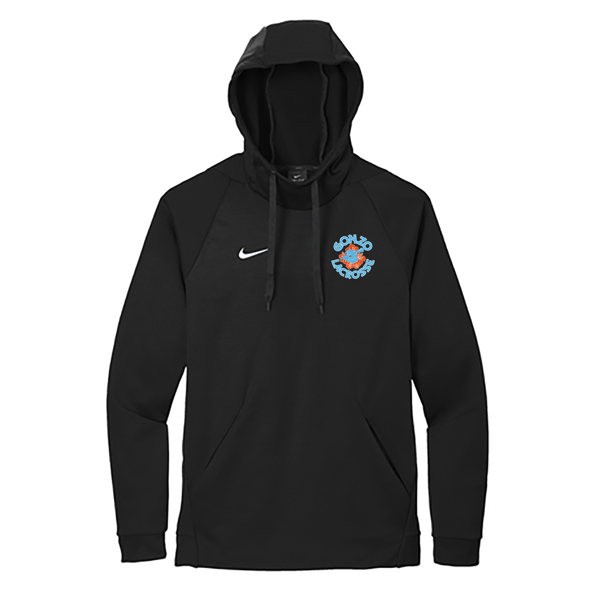 Gonzo Girls Lacrosse Nike Therma FIT Embroidered Hoodie Blatant Team Store