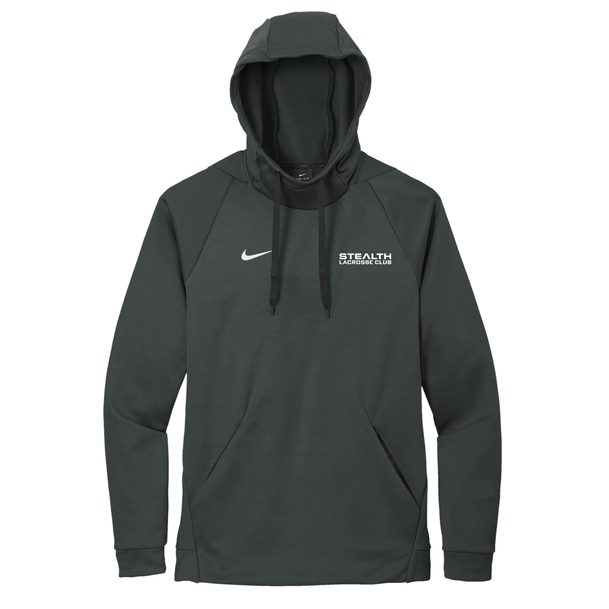 Stealth Lacrosse Club Nike Therma-FIT Embroidered Hoodie