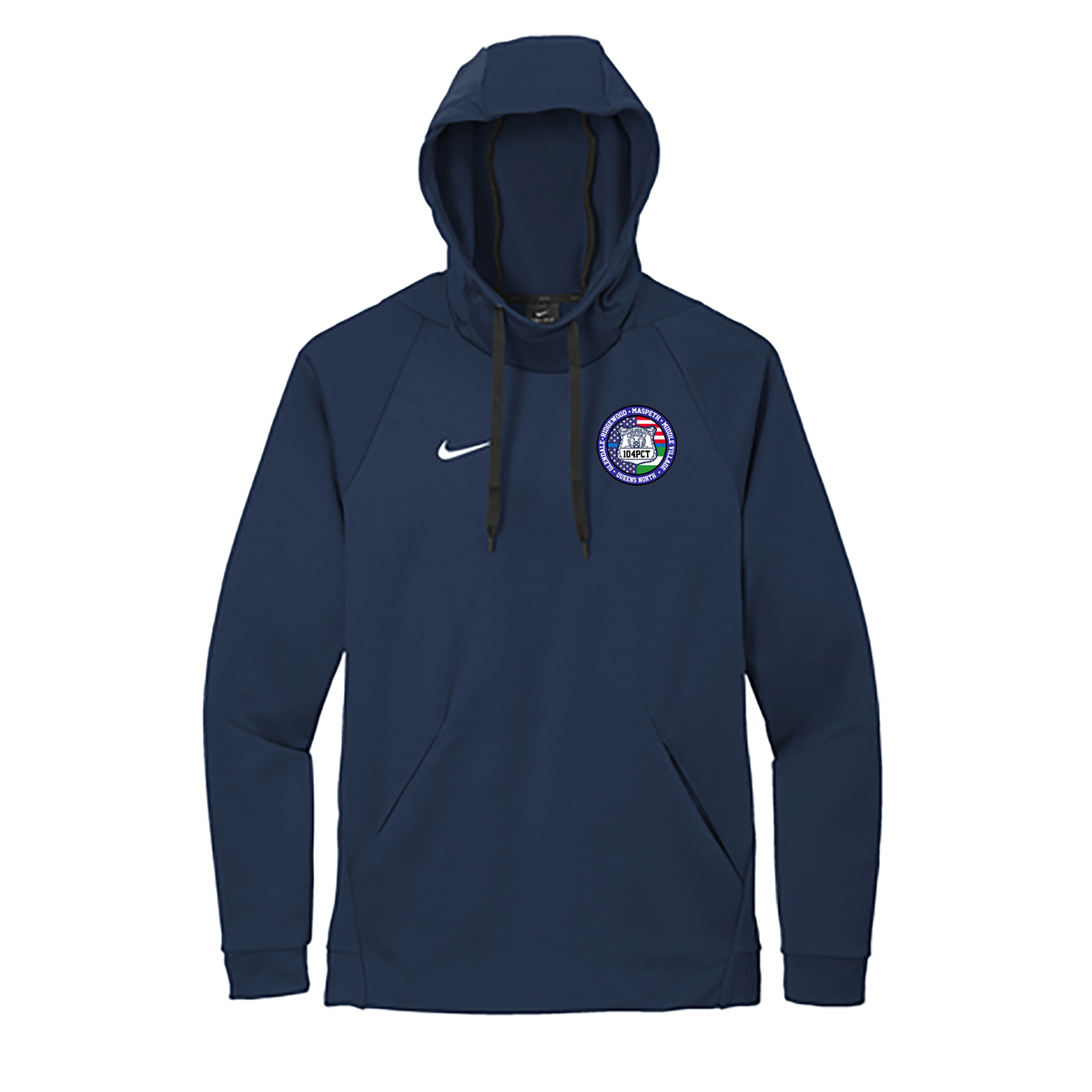 NYPD 104th Pct Nike Therma-FIT Embroidered Hoodie