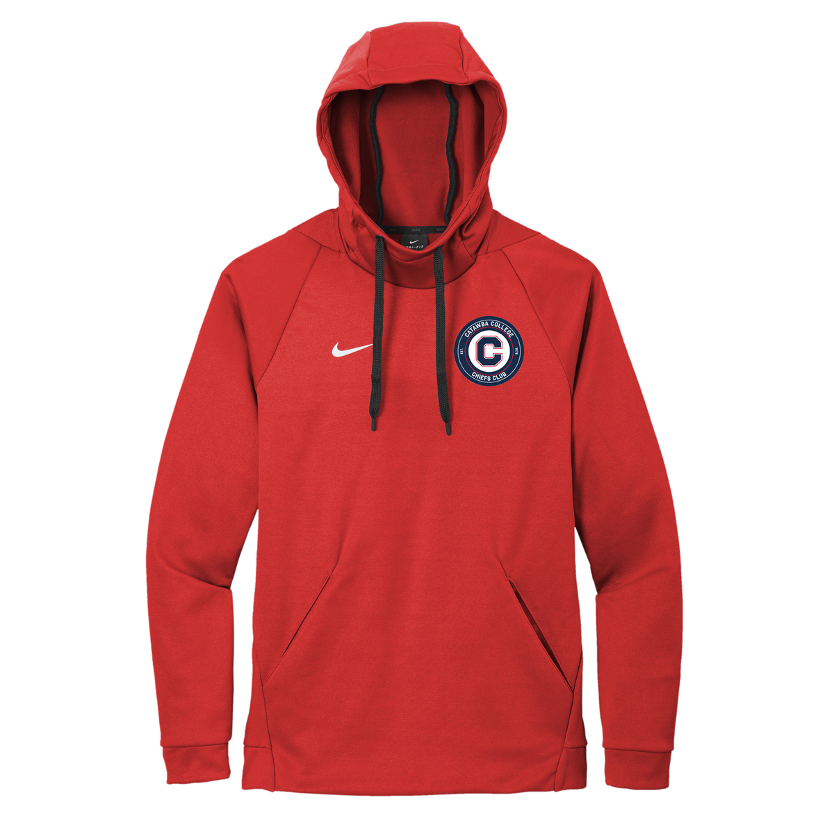 Catawba College Chiefs Club Nike Therma-FIT Embroidered Hoodie