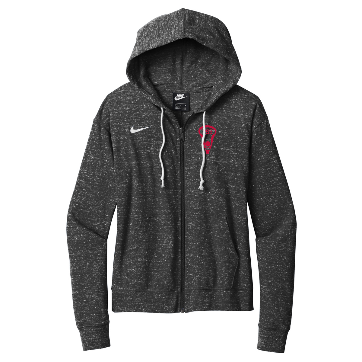 PSS Lacrosse Nike Ladies Gym Vintage Full-Zip Hoodie