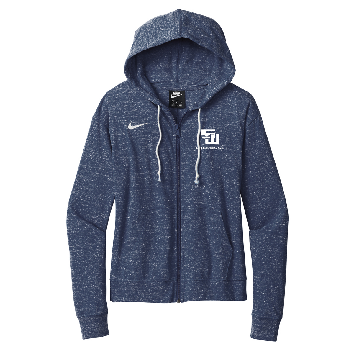 Smithtown West Lacrosse Nike Ladies Gym Vintage Full-Zip Hoodie