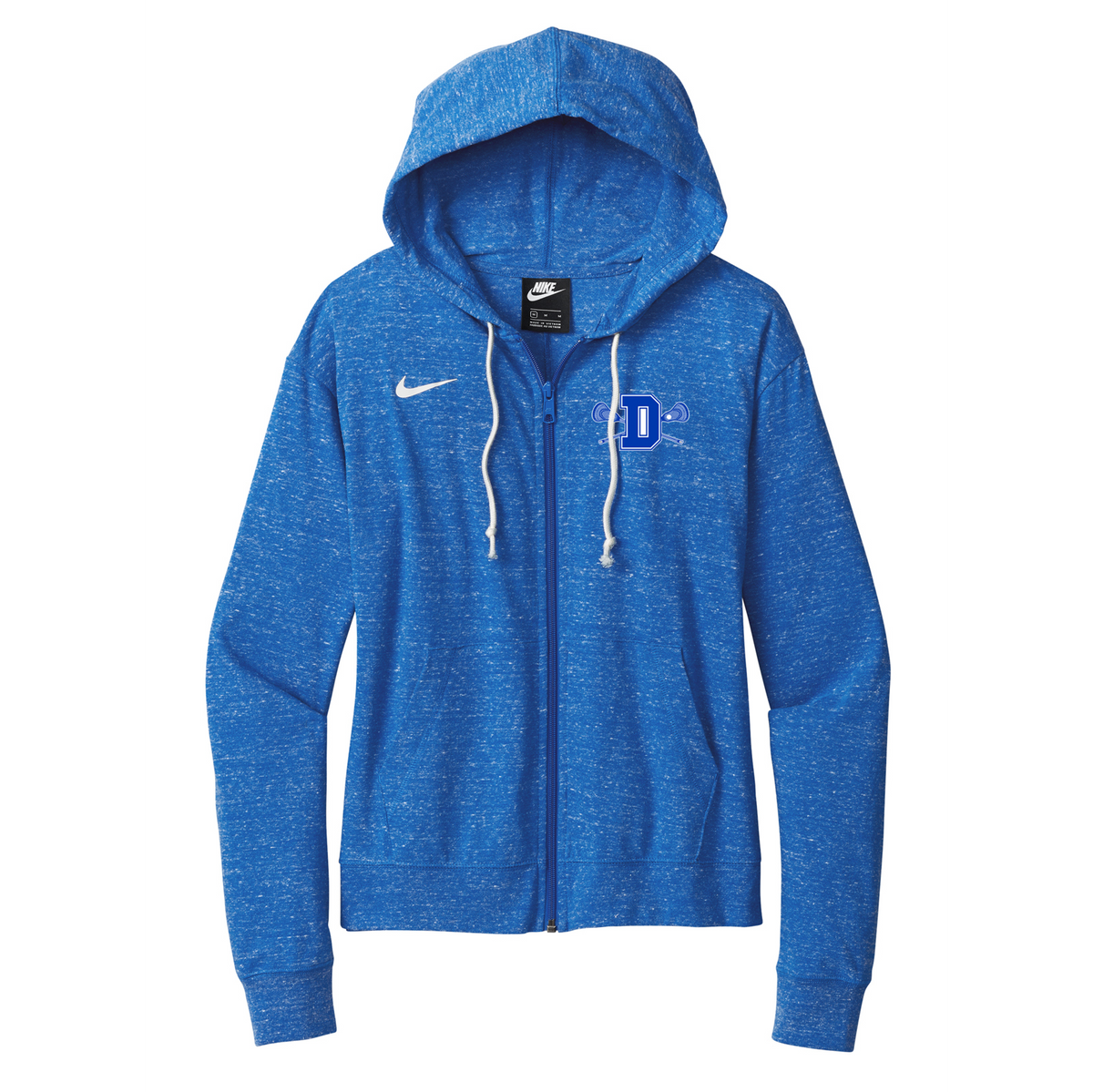 Division Avenue Lacrosse Nike Ladies Gym Vintage Full-Zip Hoodie