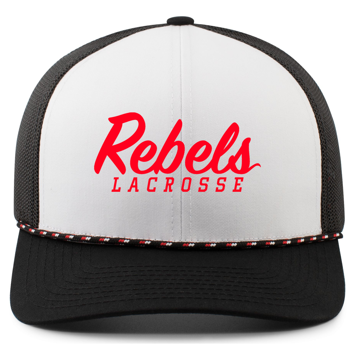 Rebels Lacrosse Trucker Braid Cap