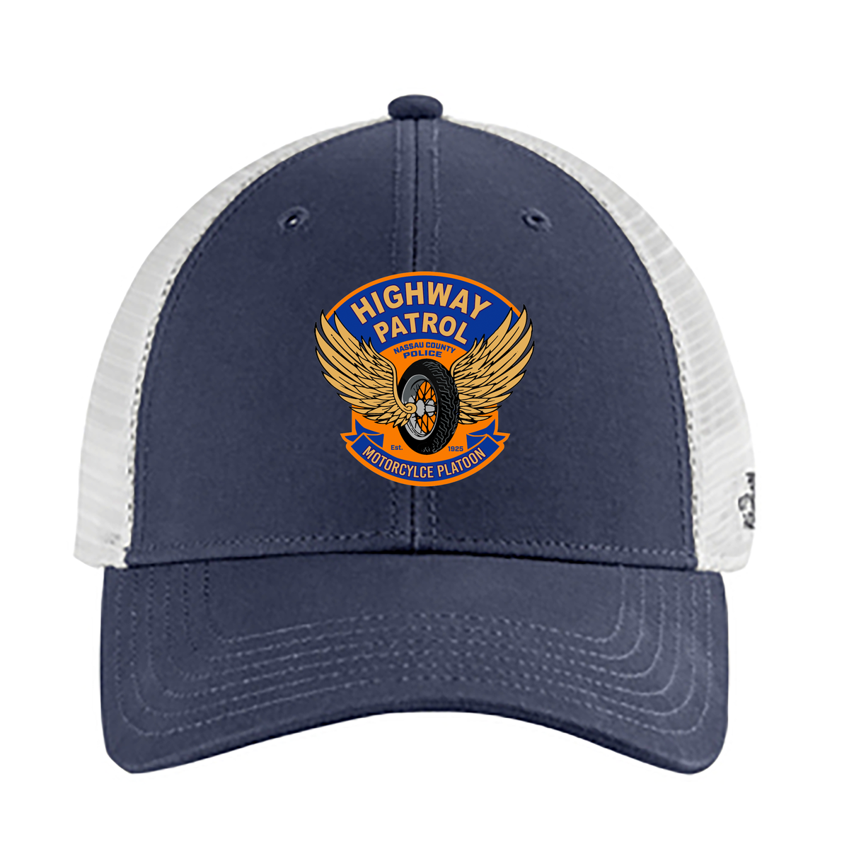 NCPD Motorcycle Unit The North Face Trucker Patch Logo Hat