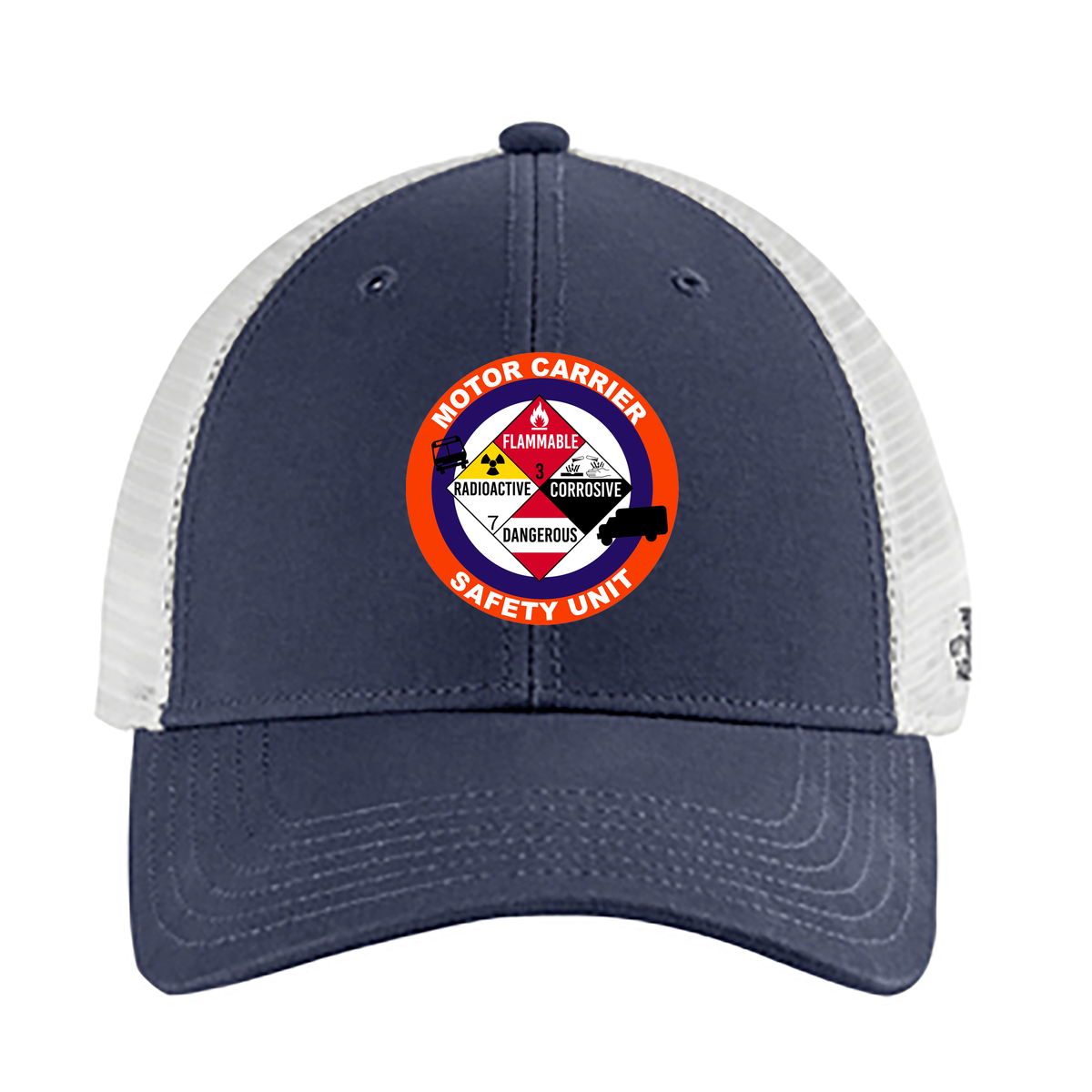 NCPD Motor Carrier Unit The North Face Trucker Patch Logo Hat