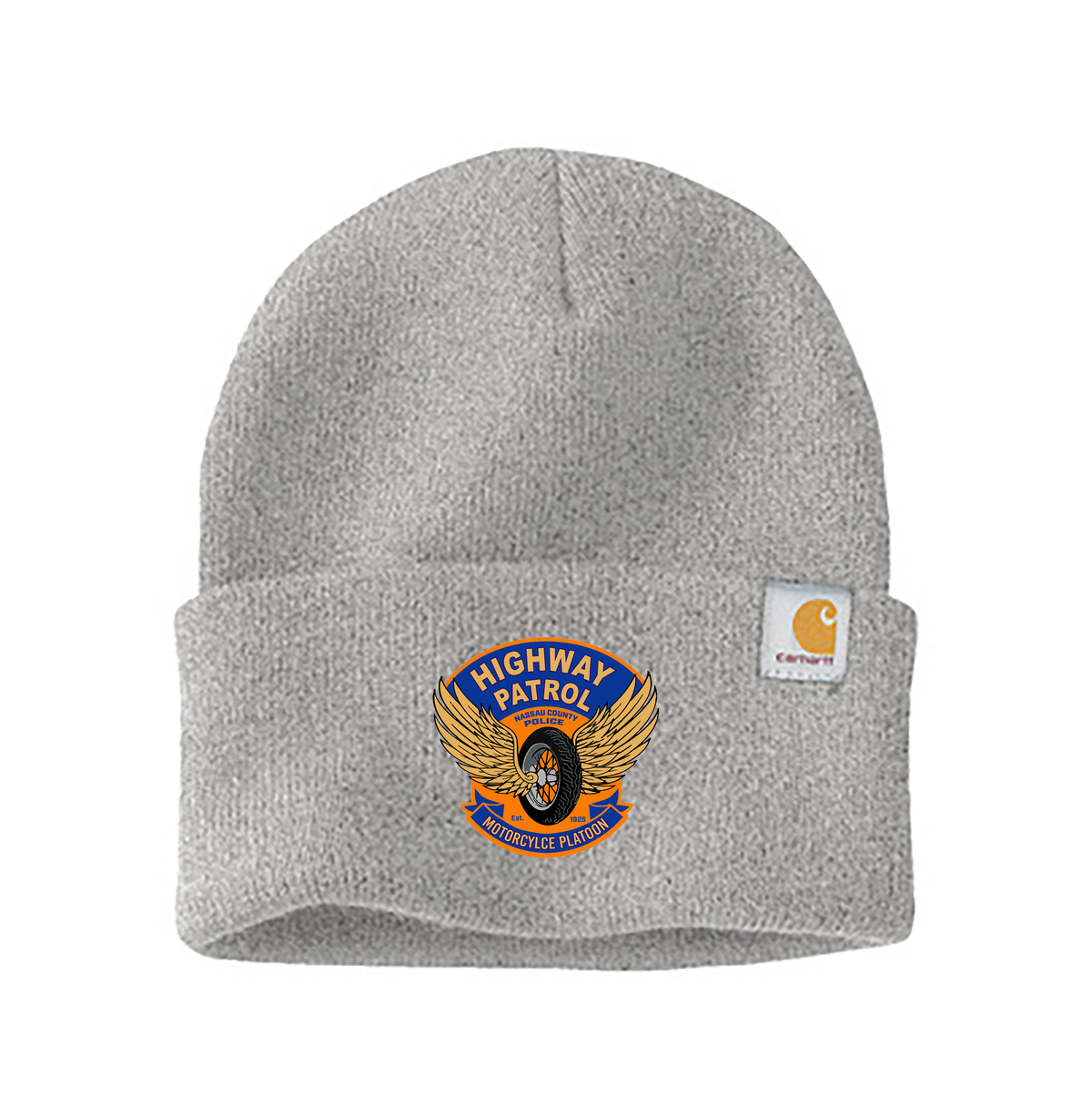 NCPD Motorcycle Unit Carhartt Patch Logo Beanie