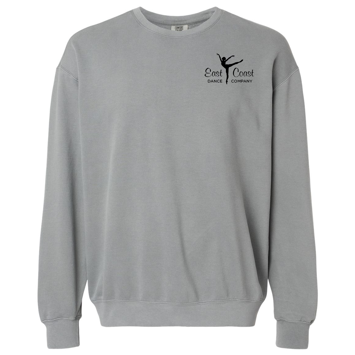 East Coast Dance Company Garment-Dyed Lightweight Fleece Crewneck Sweatshirt *NEW*