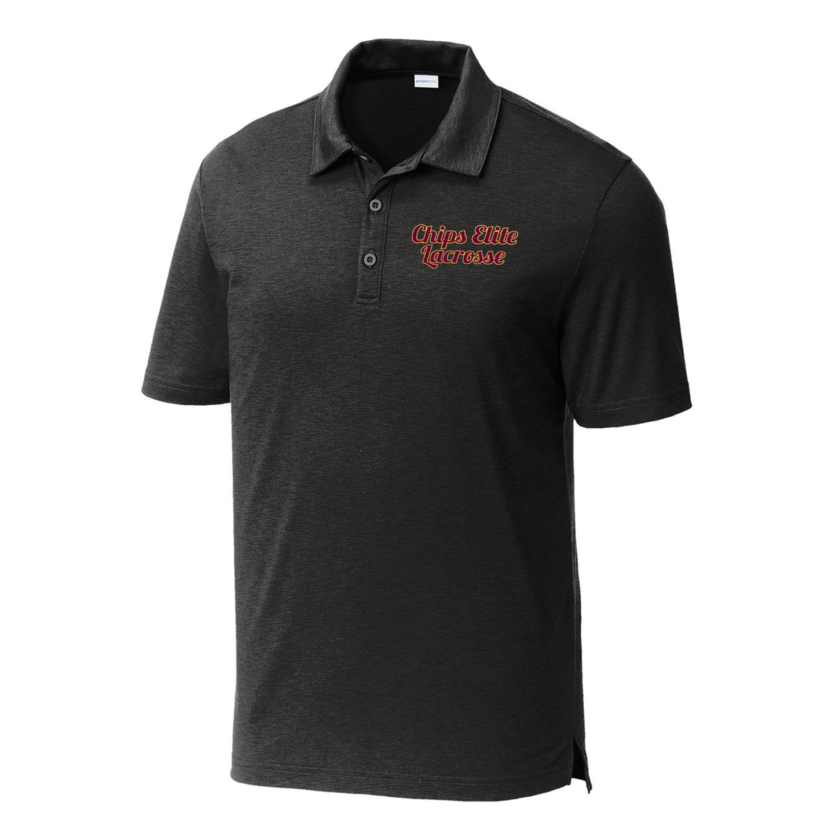 Chips Elite Lacrosse Football Sport-Tek PosiCharge Strive Polo