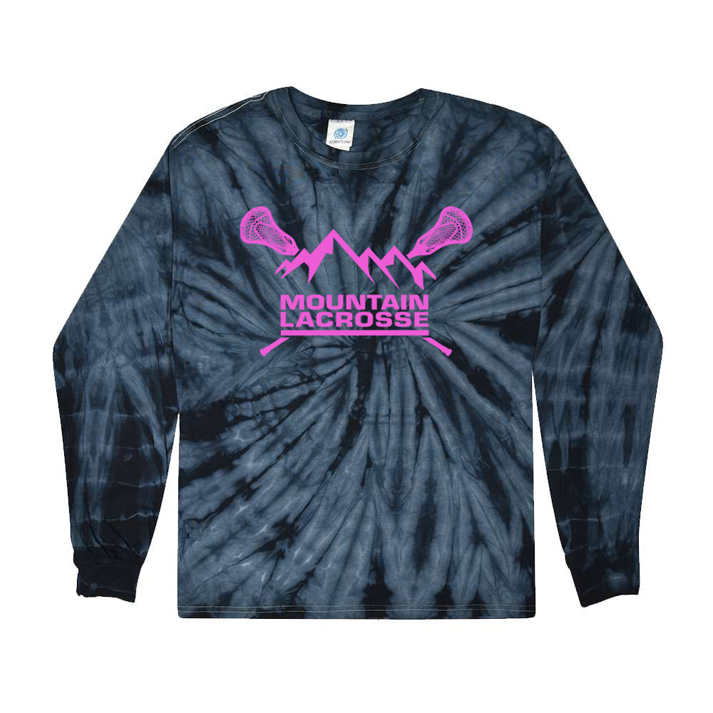 Mountain Lacrosse League Tie-Dyed Long Sleeve T-Shirt