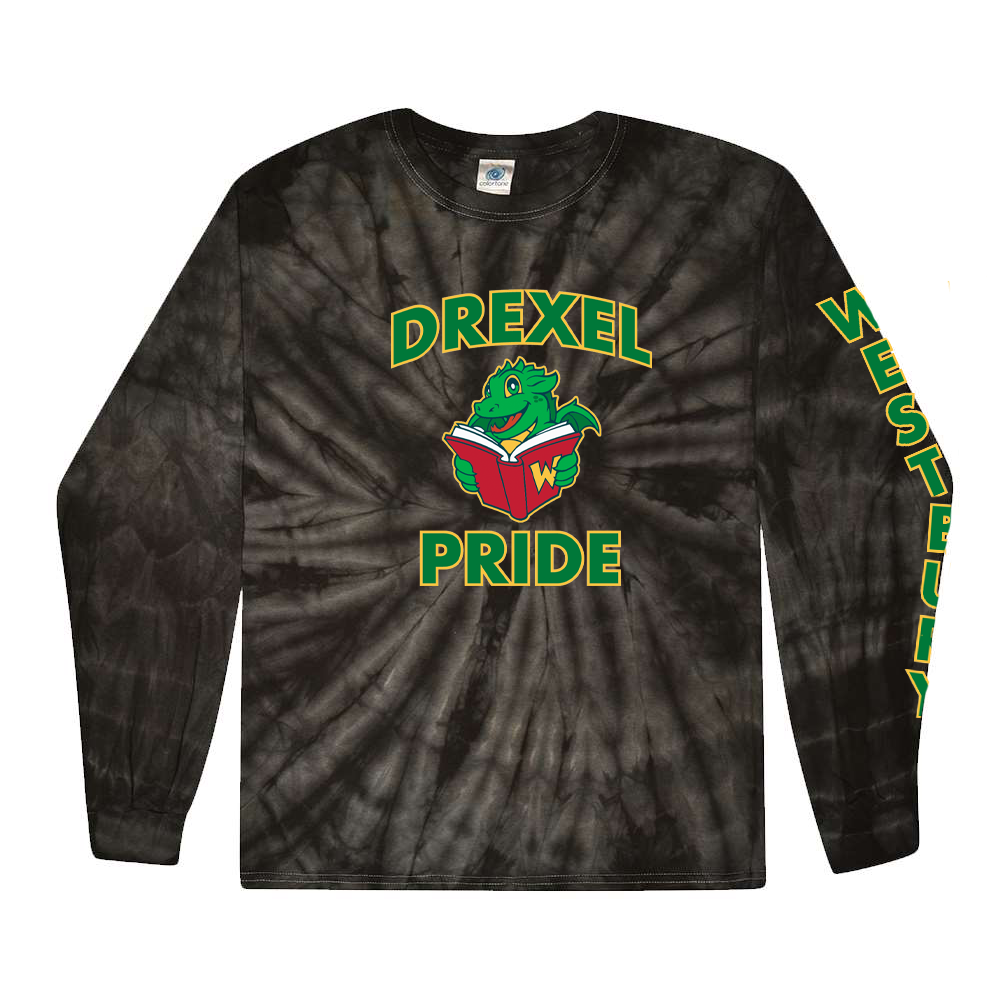 Drexel Avenue Elementary School Tie-Dyed Long Sleeve T-Shirt