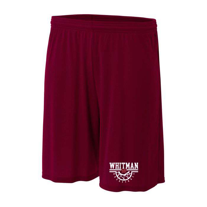 Whitman Women's Basketball A4 Cooling 7" Performance Shorts