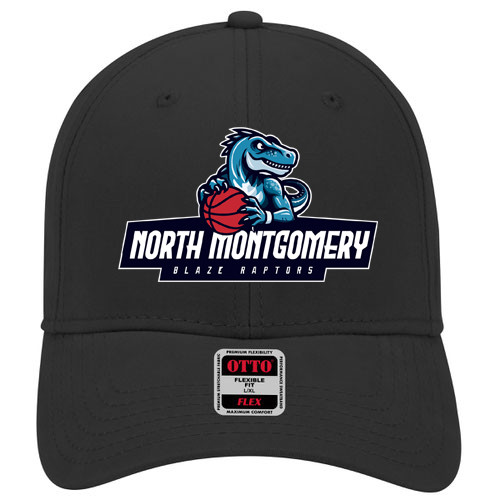 Blaze Raptors Basketball Flex-Fit Hat