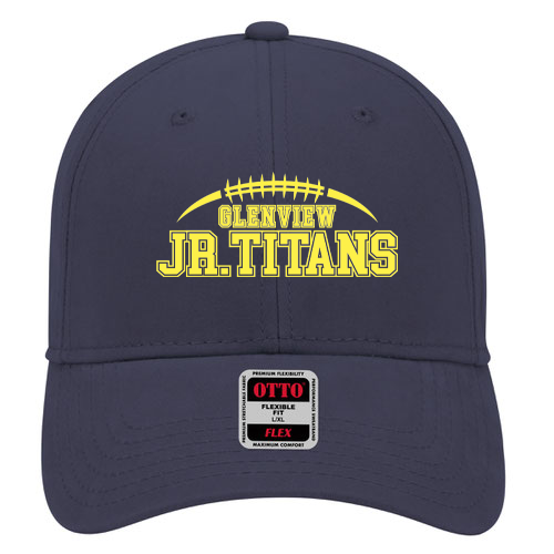 Glenview Jr. Titans Football Flex-Fit Hat