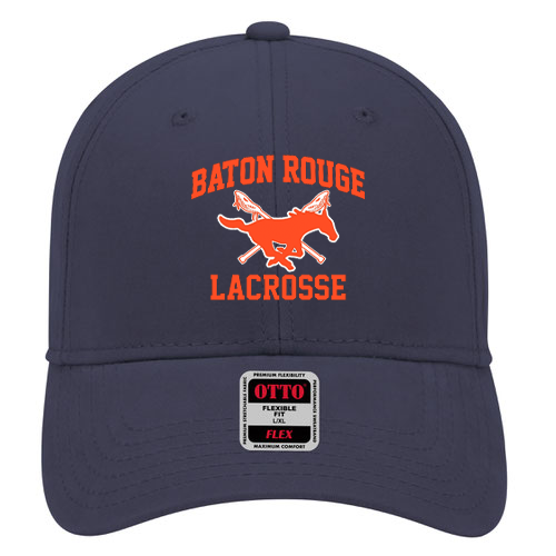 Baton Rouge Mustangs Lacrosse Flex-Fit Hat