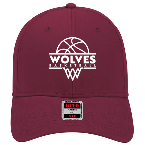 Wolves Basketball Flex-Fit Hat