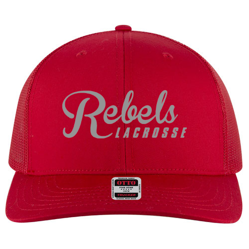 Rebels Silver Mid Profile Mesh Back Trucker Hat