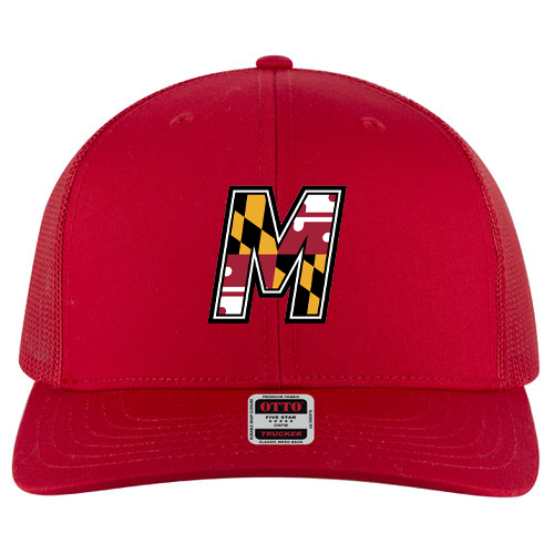 M Hockey Mid Profile Mesh Back Trucker Hat