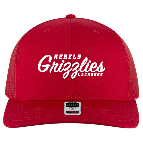 Rebels Grizzlies Mid Profile Mesh Back Trucker Hat