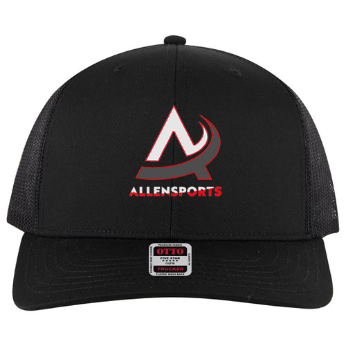 AllenSports Mid Profile Mesh Back Trucker Hat