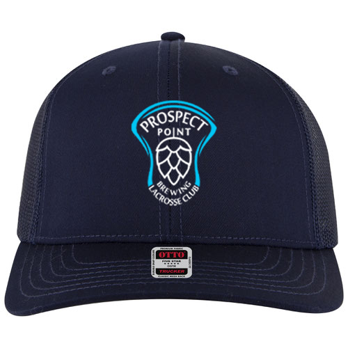 Prospect Point Brewing Lacrosse Club Mid Profile Mesh Back Trucker Hat