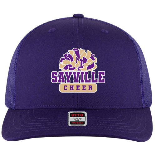 Sayville Cheer Mid Profile Mesh Back Trucker Hat