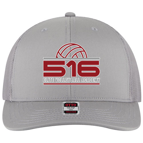 516 Elite Volleyball Mid Profile Mesh Back Trucker Hat