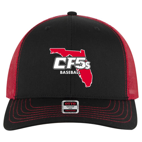 Central Florida Fives 6 Panel Mid Profile Mesh Back Trucker Hat