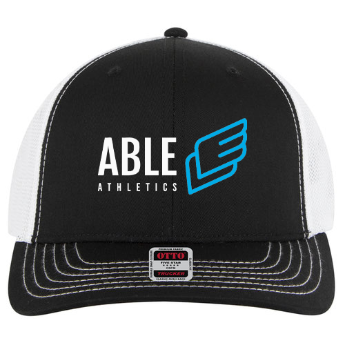 Able Lacrosse Mid Profile Mesh Back Trucker Hat