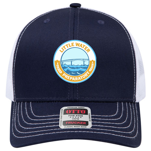 Little Water Prep School Mid Profile Mesh Back Trucker Hat