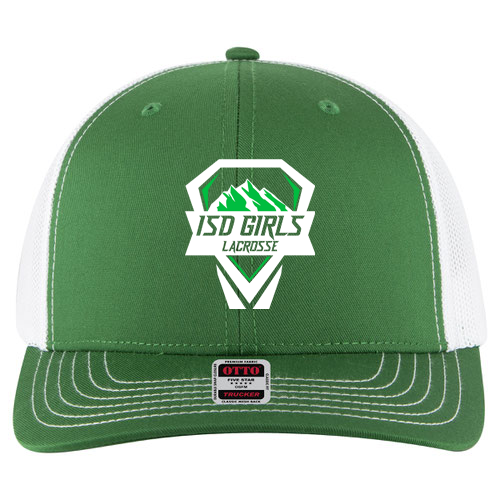 ISD Girl's Lacrosse 6 Panel Mid Profile Mesh Back Trucker Hat