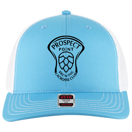 Prospect Point Brewing Lacrosse Club Mid Profile Mesh Back Trucker Hat