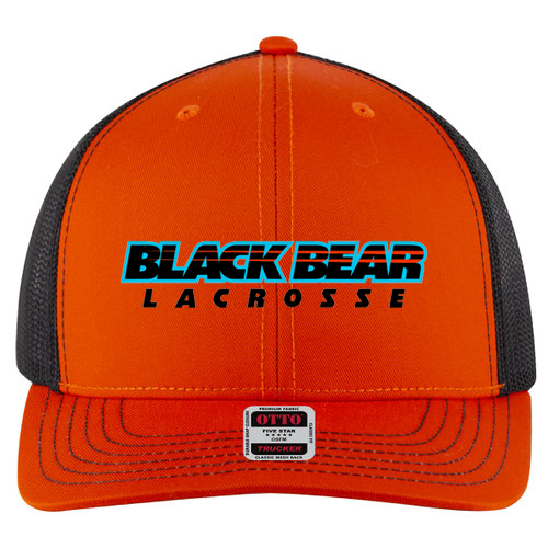 Black Bear Lacrosse Mid Profile Mesh Back Trucker Hat