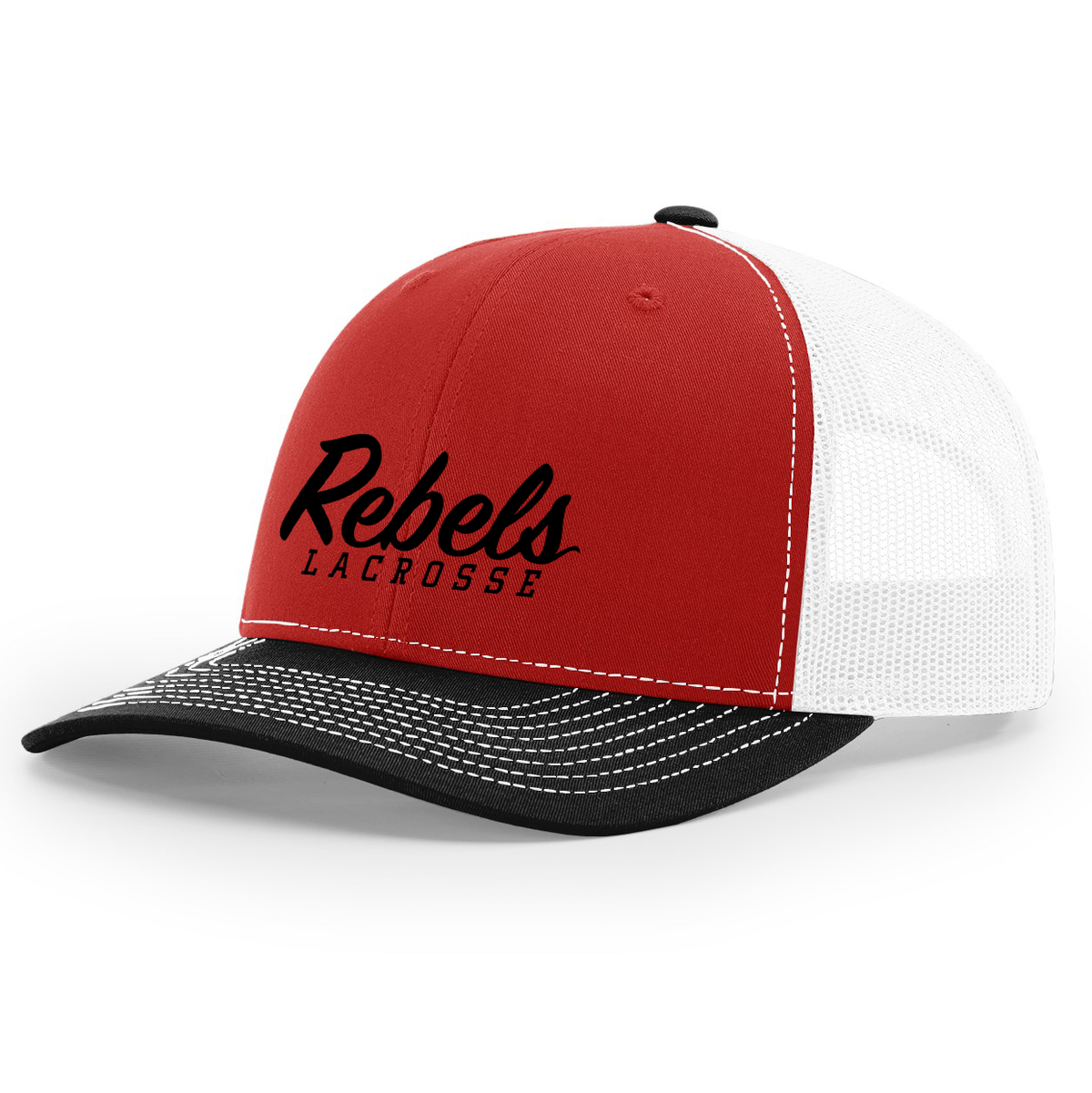 Rebels Lacrosse Richardson Snapback Trucker Cap