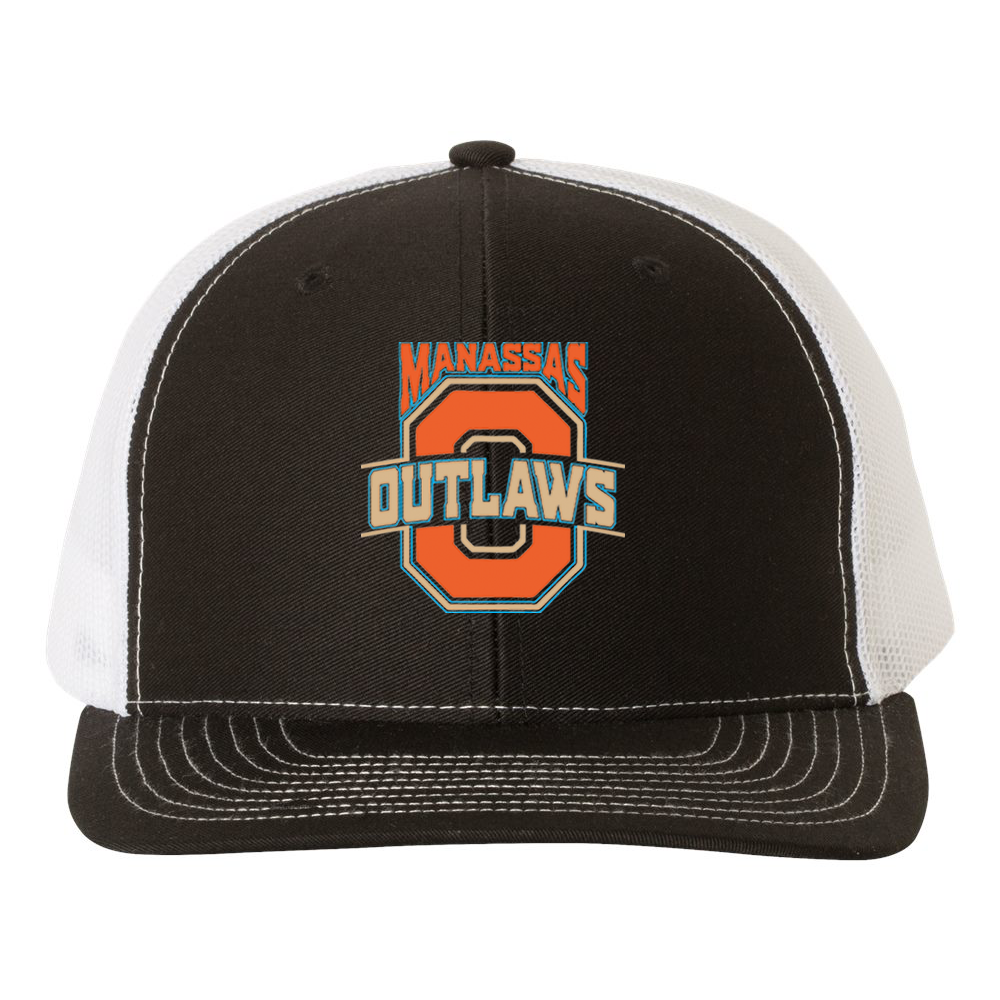 Manassas Outlaws Football Snapback Trucker Cap